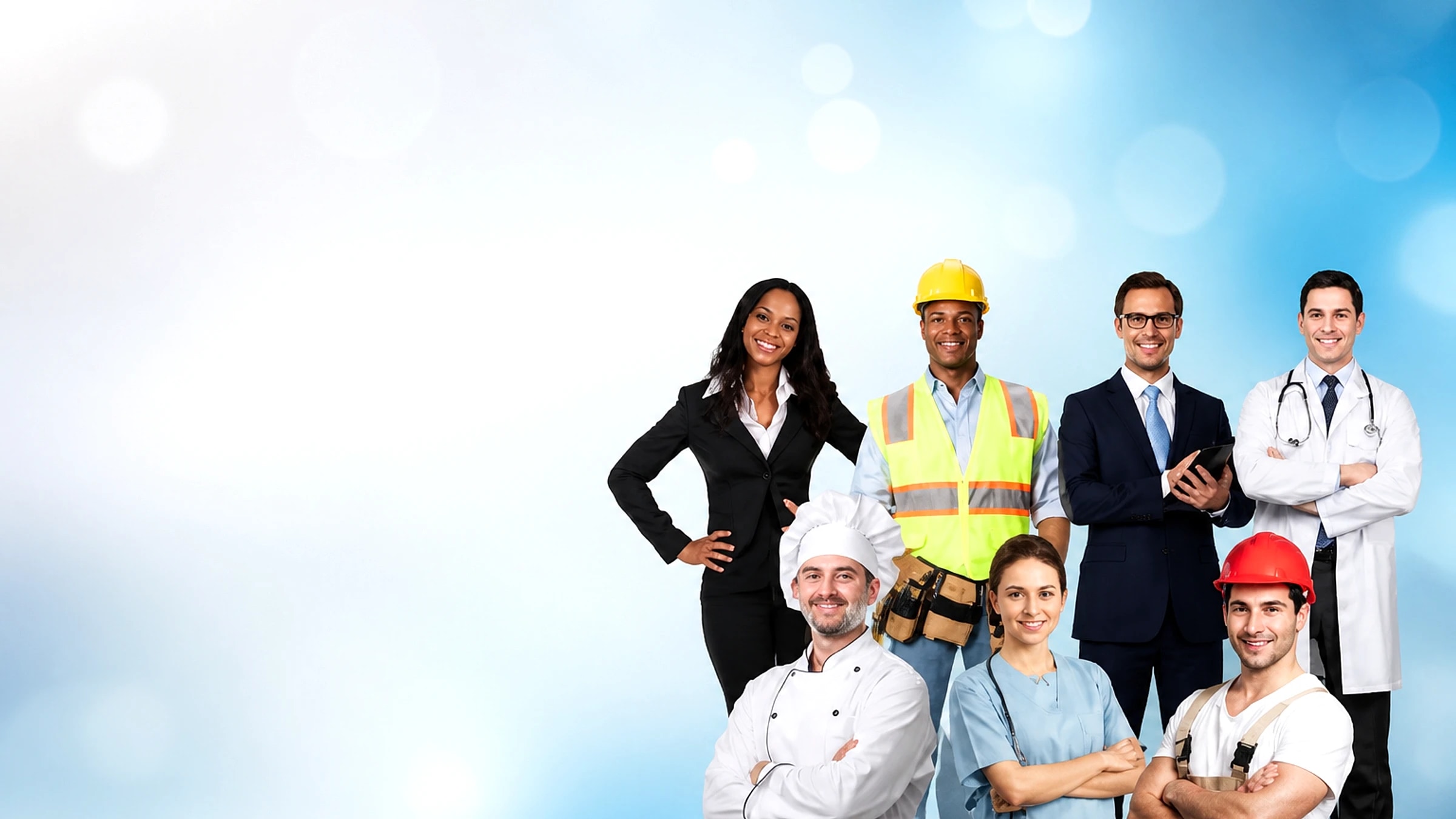 Multi-sector professionals — business, construction, healthcare, hospitality and skilled trades